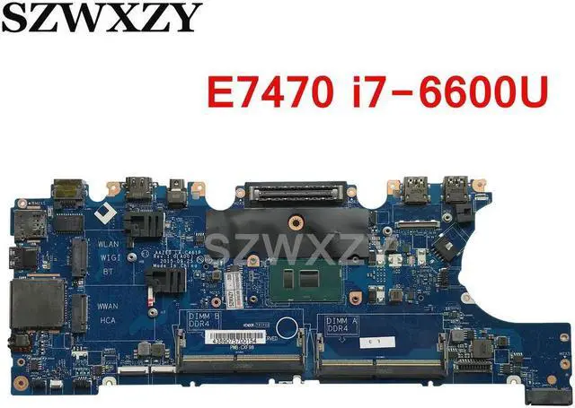 Main image of For E7470 Laptop Motherboard CN-0VNKRJ 0VNKRJ VNKRJ AAZ60 LA-C461P With i7-6600U CPU