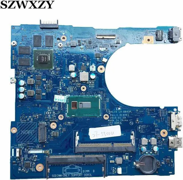 Main image of V2X3C 0V2X3C For 5458 5758 5558 Laptop Motherboard i7-5500U LA-B843P 920M DDR3L