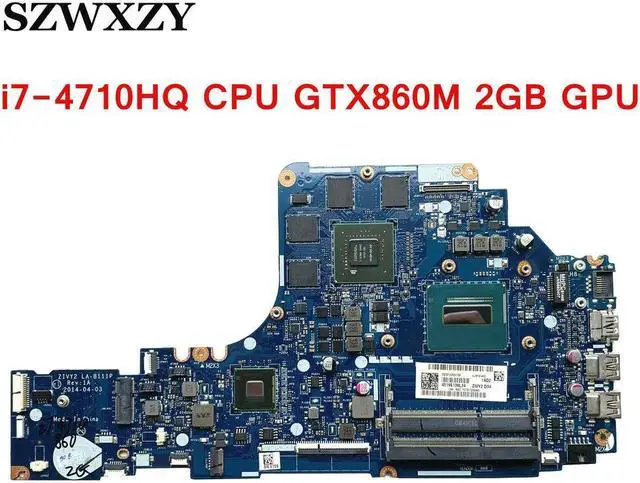Main image of For Y50-70 Laptop Motherboard I7-4710HQ CPU GTX860M 2G GPU ZIVY2 LA-B111P