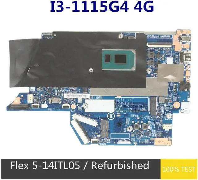 Main image of For Flex 5-14ITL05 Laptop Motherboard I3-1115G4 CPU 4G RAM 5B21B33119 448.0K121.0011