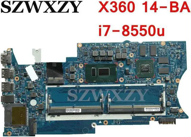 Main image of For Pavilion X360 14-BA Laptop Motherboard 17817-1  939382-601 939382-001 SR3LC i7-8550U CPU 940MX/4GB