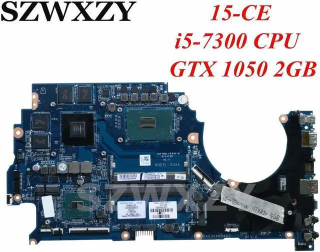 Main image of For OMEN 15-CE 15-CE001TX TPN-Q194 Laptop Motherboard 929484-601 929484-001 GTX 1050 2GB i5-7300 CPU DAG3AAMBAG0