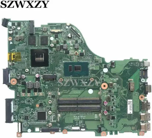 Main image of For E5-575G Laptop Motherboard 940MX/2GB w/ SR2ZU i5-7200U 2.5GHz CPU NBGD811005 DAZAAMB16E0