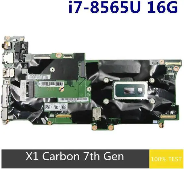 Main image of For X1 Carbon 7th Gen X1 Yoga 4th Gen Laptop Motherboard i7-8565U CPU 16G RAM FRU 01YU368 5B20X57823