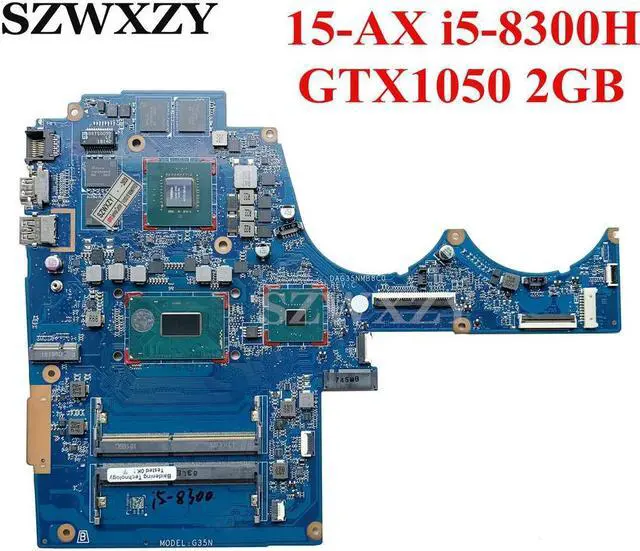 Main image of For OMEN 15-AX Laptop Motherboard L30704-601 DAG35NMB8C0 With SR3Z0 i5-8300H CPU GTX1050 2GB GPU