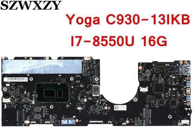 Main image of For Yoga C930-13IKB Laptop Motherboard With I7-8550U CPU 16G RAM 5B20S72101 EYG70 NM-B741