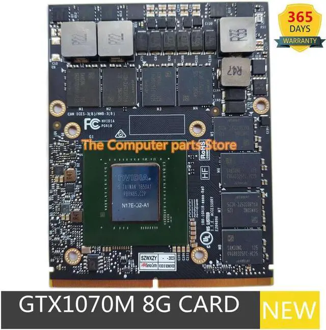 GTX 1070M MXM TYPE-B Video Graphics Card GTX1070M GTX 1070