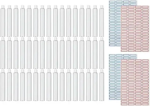 Main image of 48 Pcs Empty Aluminum Paint Tubes 20Ml For Making Paint And Store Remaining Paint Acrylic Oil With 4 Label