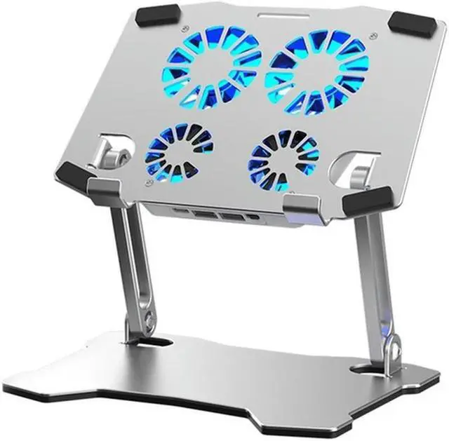 Main image of Adjustable Tablet Stand Gaming Tablet Cooler For Tablet PC Support Tablet Stand Cooling Fan Pad Tablet Holder Base