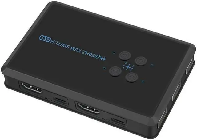 Main image of Host Parts 4 Port -Compatible KVM Switch 4K USB KVM Switcher 4 In 1 Out Hot Share USB For Mouse Keyboard For Win7 Win10