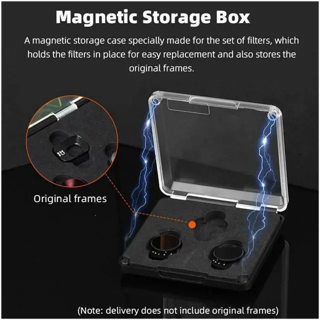 Main image of BRDRC for Mini 3Pro Filter Adjustable Portable Dimming Mirror Mini 3 Lens Protection Accessories, VND2-5+ND5-9