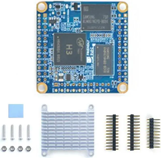 Main image of For Nanopi NEO Core 512M+8G Allwinner H3 Ultra-Small Core Board Quad-Core Cortex-A7 Iot Development With Heat Sink