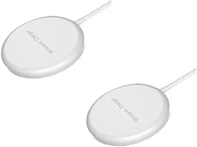 Main image of 2 Pack Magnetic Wireless Charger for : MagSafe Charger Fast Charging Pad for 14 13 12 Pro Airpods 2 3 Pro