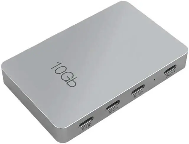 Main image of Type-C Docking Station Gray Aluminum Alloy USB3.2 Gen2 10Gbps 7-In-1 With PD 100W Charging Expansion Multifunction Hub