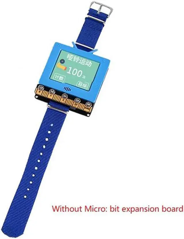 Main image of K-Watch for Micro:Bit Expansion Board K-Watch Module Programmable Watch Python Editor(Blue)