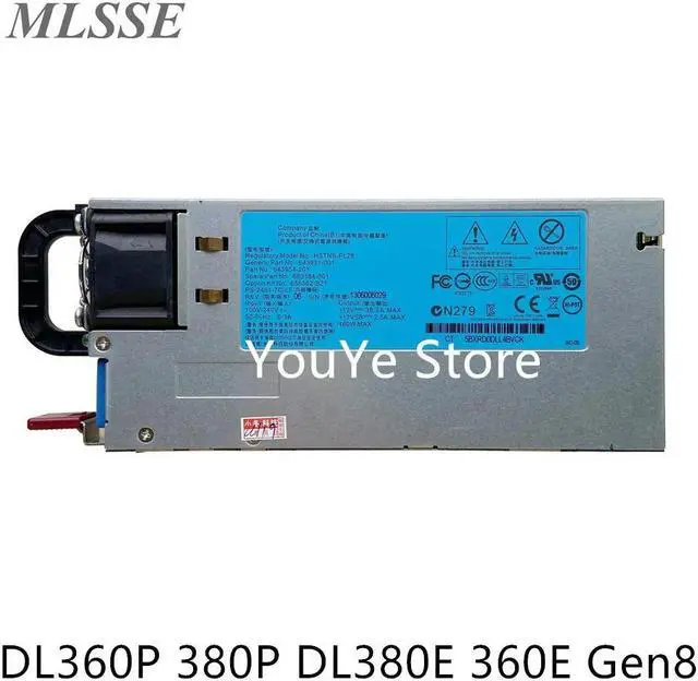 Main image of For DL360P 380P DL380E 360E Gen8 460W Server Power Supply HSTNS-PL28 643931-001 643954-201 660184-001 656362-B21