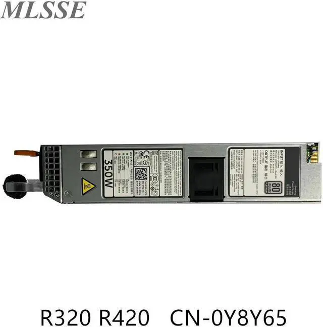 Main image of For R320 R420 350W Power Supply D350E-S1 80 Plus Server PSU 0Y8Y65 Y8Y65 Redundant HotSwap D350E-S1 DPS-350AB-18