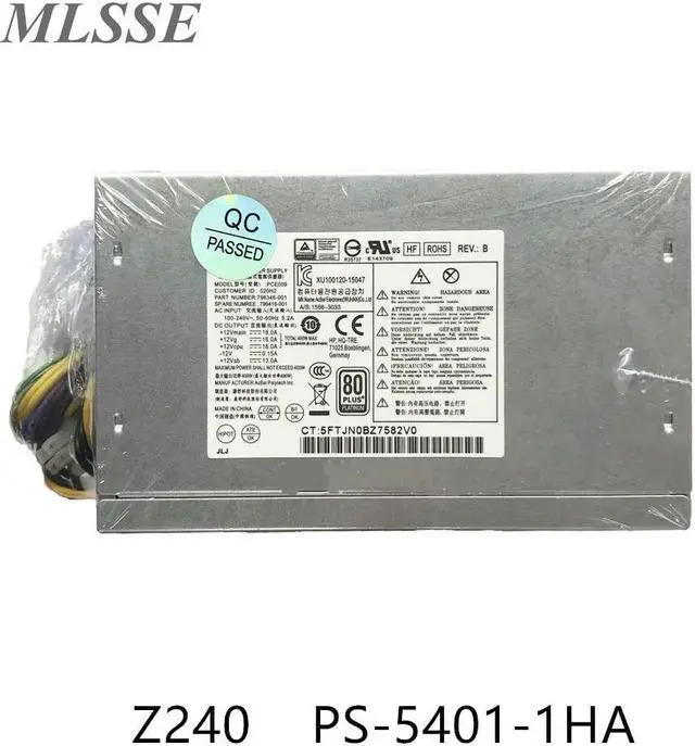 Main image of For Z240 PCE009 WorkStation 400W Power Supply 796346-001 796416-001 PS-5401-1HA