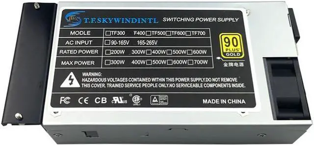 Main image of 300W Small Form Factor 1U 24-pin ATX Flexible PSU Full Module Power Supply 300W 1U Power Mini Computer Server ITX