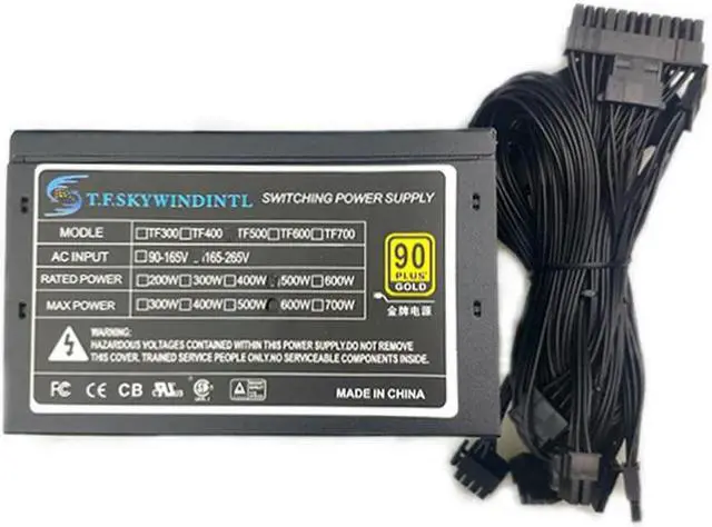 Main image of Max 600W Pc Full Modular Power Supply 450W Atx Gaming Psu Switching Pc Power Supply 450W Pc Power Supply RGB Psu For Gaming