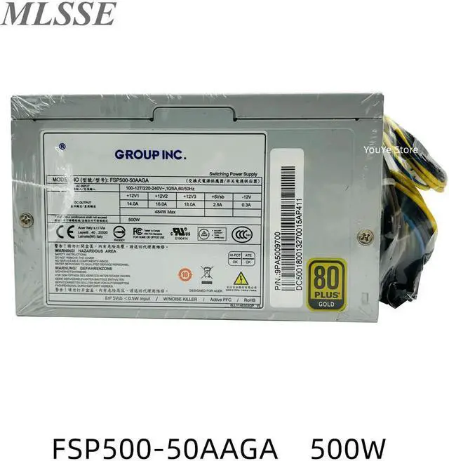 Main image of For Q87 Q85 Power Supply MAX Output 500W FSP500-50AAGA PS-7501-5 PSU