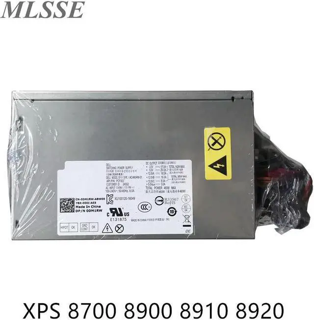 Main image of For XPS 8910 XPS 8920 XPS 8300 8500 8700 8900 Aurora R5 R6 Power Supply DM1RW GJXN1 1XMMV 460W AC460AM-01 PSU