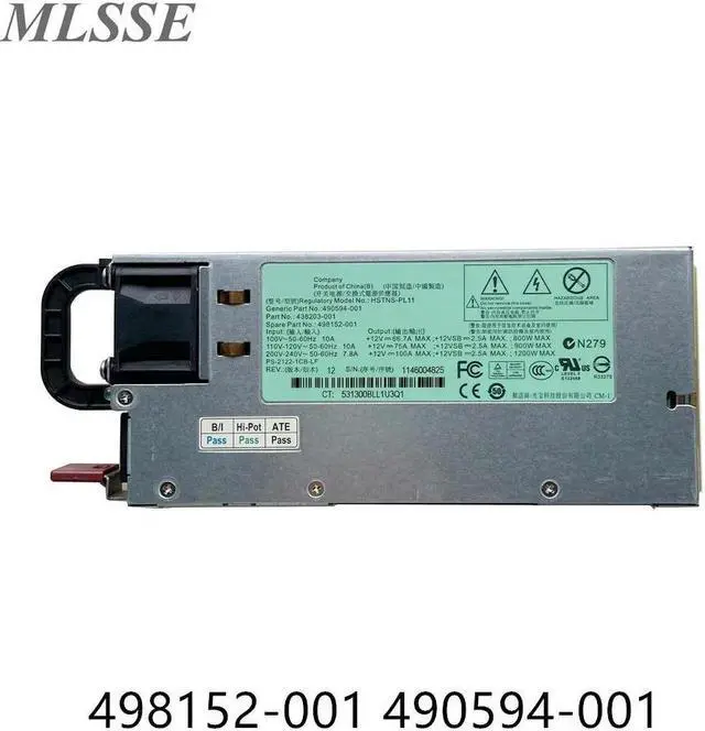 Main image of 1200W Server Power Supply HSTNS-PL11 For DL580G6 G7 498152-001 490594-001 438203-001 Mining Energy