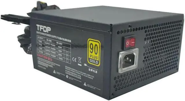 Main image of 600W Computer ATX PC Gaming Power Supply PSU 600W 80 Plus Bronze Desktop Computer Power Sources
