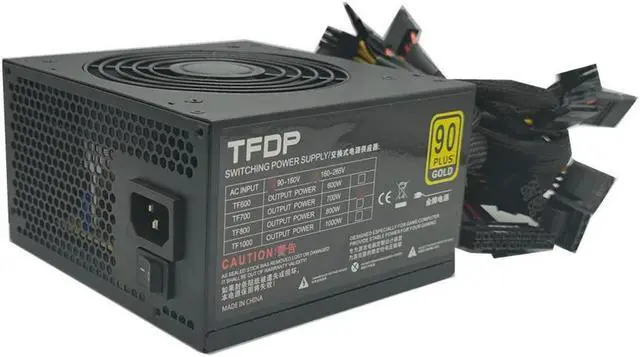 Main image of 600W ATX 12V Switching Power Supply 80 Plus Gold Active PFC PC 600W PSU High Performance 20 + 4pin