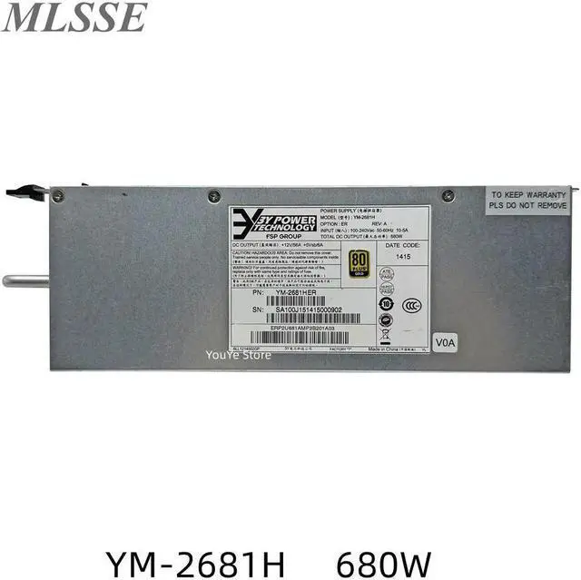 Main image of For YM-2681H 100-240V 50-60HZ 680W Hot-Swappable Server Redundant Power Supply