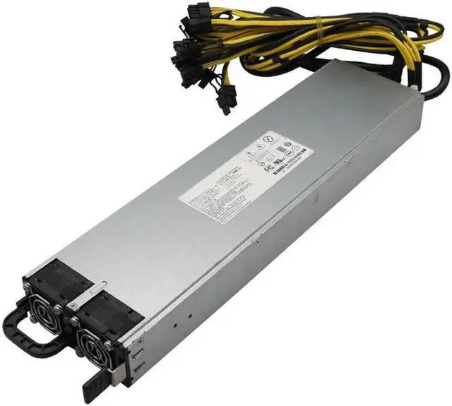 Main image of 2500W Server 80 Plus Platinum Mining Power Supply 10x6Pin ETH Rig Ethereum Miner S9 S7 L3+ Low Power