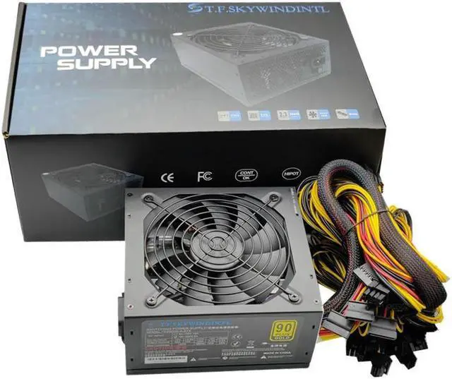 Main image of 1800W 2000W ATX BTC Mining PC Power Supply For 8 GPU PSU Ethereum Bitcoin Miner Machine 220V With Retail Box Drop Shipping