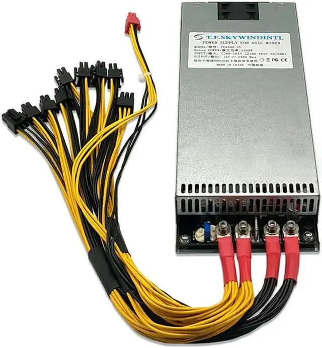 Main image of 2400W ASIC Miner Power Supply For Platform B85 847 PSU 12V Mining Power Supply A10pro Z15 847 2U 10*6P 2400W Power Supply BTC