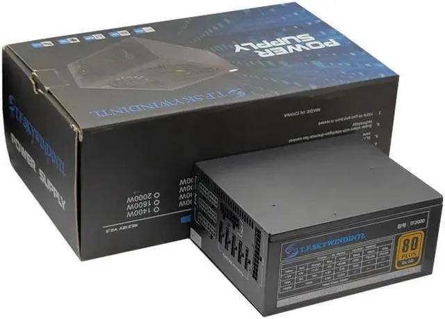 Main image of Full Moular 2000W PSU Power Supply For Computer 6 Video Card Mining Bitcoin Miner ATX PC 110V-220V ETH ETC ZEC ZCASH DGB XMR