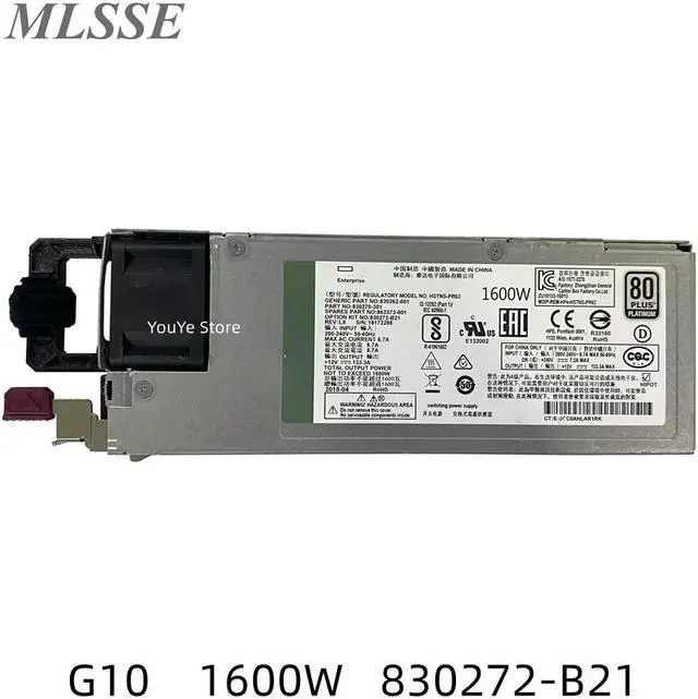 Main image of PSU For G10 1600W Server Power Supply 830262-001 830270-201 863373-001 830272-B21