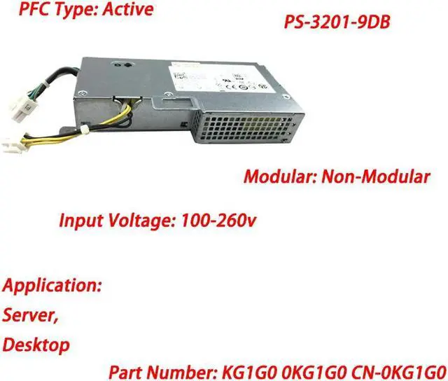 Main image of 200W Psu Desktop 200W Power Supply For 790 990 7010 9010 USFF PSU L200EU-00 PS-3201-9DB,KG1G0 1VCY4 6FG9T 4GVWP Psu For Server