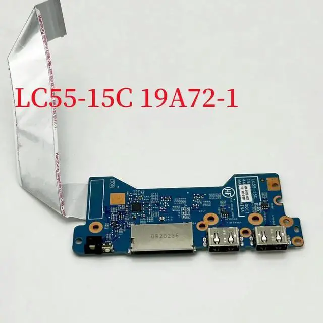 Main image of LC55-15C  19A72-1 For Flex 5-14iil05 Power Botton Switch Board With Cable 100% Tested Fully Work