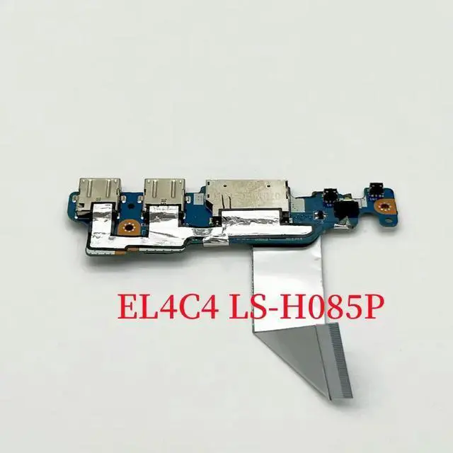Main image of EL4C4 LS-H085P For C340-14IWL FLEX-14IWL Switch Power Botton USB Board With Cable 100% Tested Fully Work
