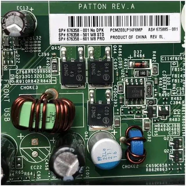 Alt view image 2 of 4 - 676358-001 For4300 Pro Motherboard 675885-001 MS-7782 H61 Mainboard 100% Tested Fully Work