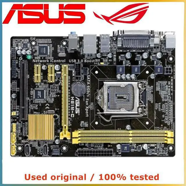 Main image of For H81M-C Computer Motherboard LGA 1150 DDR3 16G For H81 Desktop Mainboard SATA III PCI-E 3.0 X16