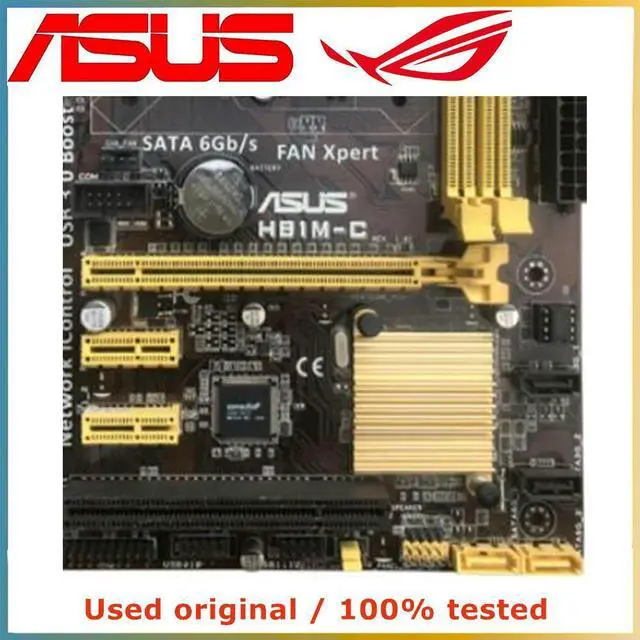 Alt view image 3 of 4 - For H81M-C Computer Motherboard LGA 1150 DDR3 16G For H81 Desktop Mainboard SATA III PCI-E 3.0 X16