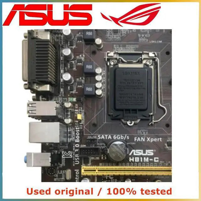 Alt view image 4 of 4 - For H81M-C Computer Motherboard LGA 1150 DDR3 16G For H81 Desktop Mainboard SATA III PCI-E 3.0 X16