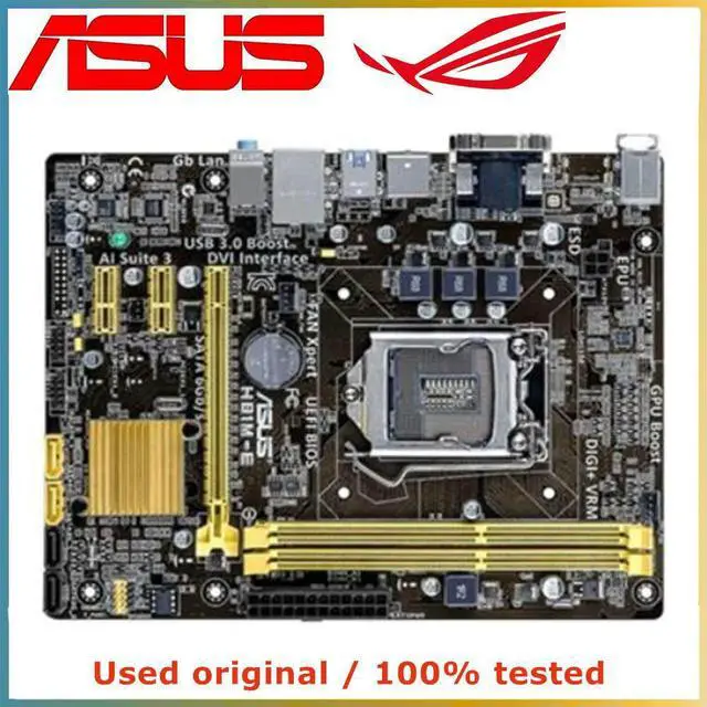 Main image of For H81M-E Computer Motherboard LGA 1150 DDR3 16G For H81 Desktop Mainboard SATA III PCI-E 3.0 X16