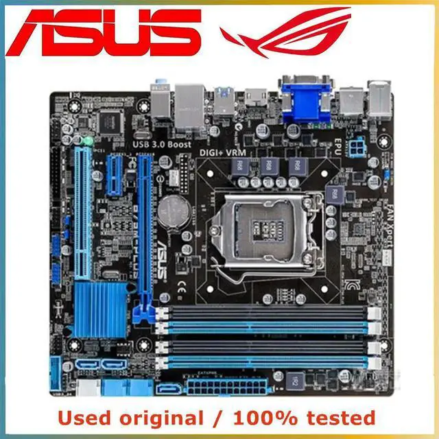 Main image of For B75M-PLUS Computer Motherboard LGA 1155 DDR3 32G For B75 P8B75 Desktop Mainboard SATA III PCI-E 3.0 X16