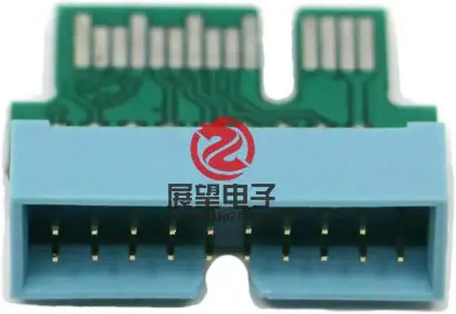 Alt view image 4 of 7 - For chassis front USB3.0 to ordinary motherboard 19PIN standard USB3 adapter cable