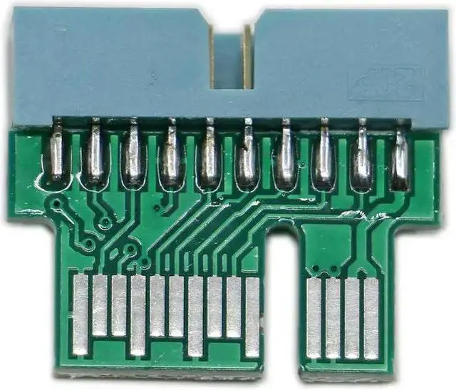 Alt view image 2 of 7 - For chassis front USB3.0 to ordinary motherboard 19PIN standard USB3 adapter cable