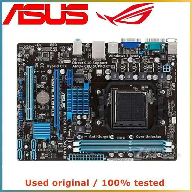 Main image of M5A78L-M LX3 PLUS AM3b am3+ M-ATX Computer Motherboard AM3+ AM3 DDR3 16G For 760G Desktop Mainboard USB2.0 SATA II