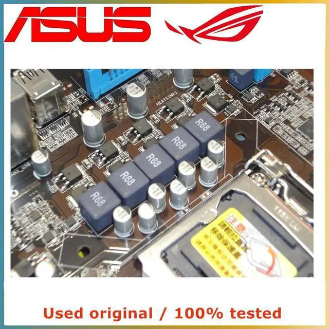 Alt view image 4 of 4 - For P8H61 PLUS Computer Motherboard LGA 1155 DDR3 16G For H61 P8H61 Desktop Mainboard SATA II PCI-E 2.0 X16