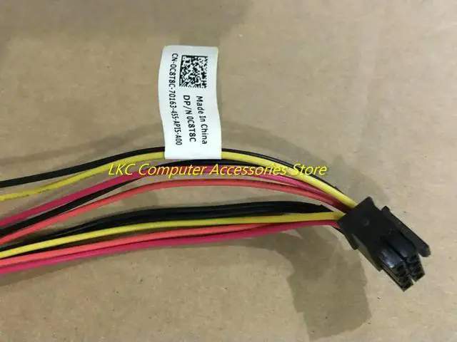 Alt view image 2 of 3 - For 3020MT Desktop PC 8-pin To 4-Drop Sata Cables SATA Power Cable C8T8C 0C8T8C Power Cables
