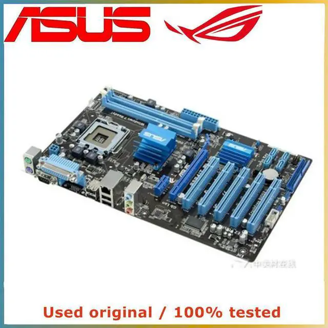 Alt view image 2 of 2 - For G41 For P5P41T PLUS Computer Motherboard LGA 775 DDR3 8G Desktop Mainboard SATA II PCI-E 2.0 X16